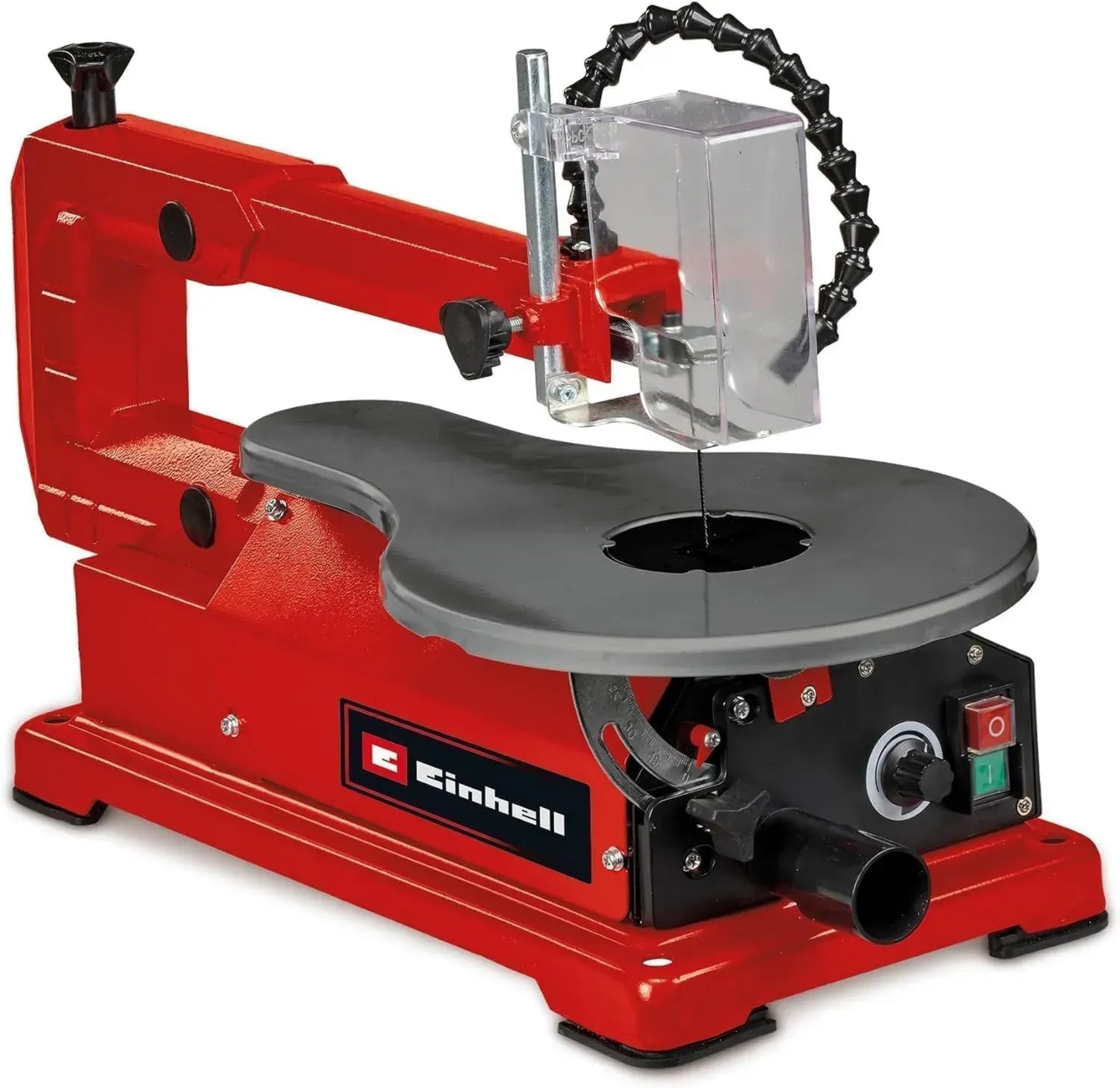 Einhell Scie à Chantourner 120W, Inclinable 47°, Hauteur de Coupe 50mm, Inclut 2 Lames