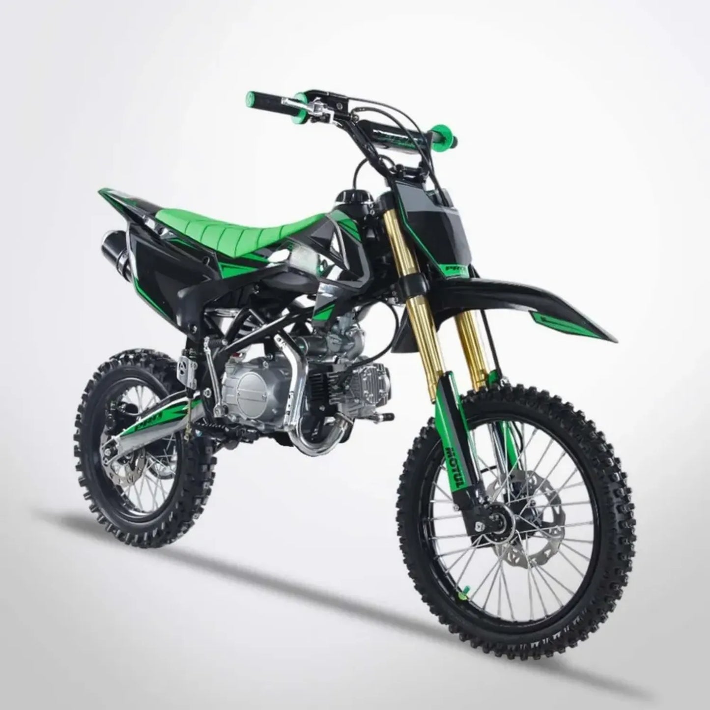 Moto Tout-Terrain PROBIKE 125-SE 17/14 - Vert - Modèle 2025