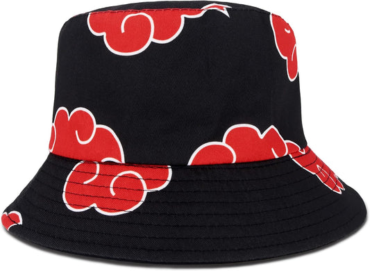 Bob réversible — à motifs, rouge