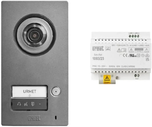 Kit domotique unifamilial Mikra2 avec alimentation 2Voice par URMET