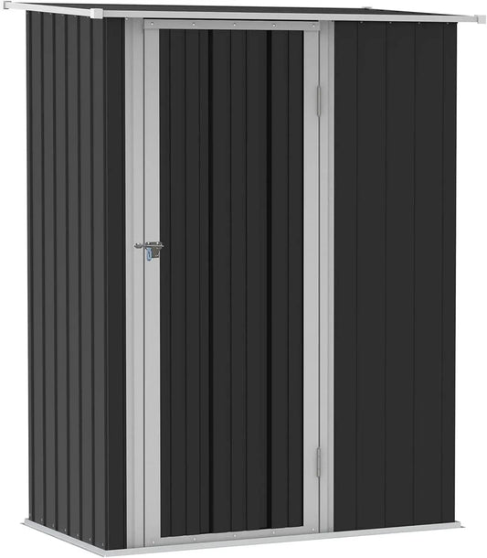 Abri de Jardin Métallique Outsunny 1 m² avec Porte Verrouillable
