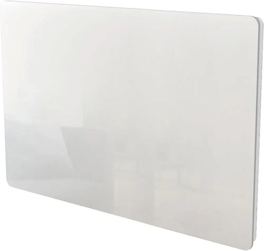 Radiateur Électrique Inertie Sèche 1500W avec Écran LCD et Facade en Verre - Bloc Céramique, Norme NF