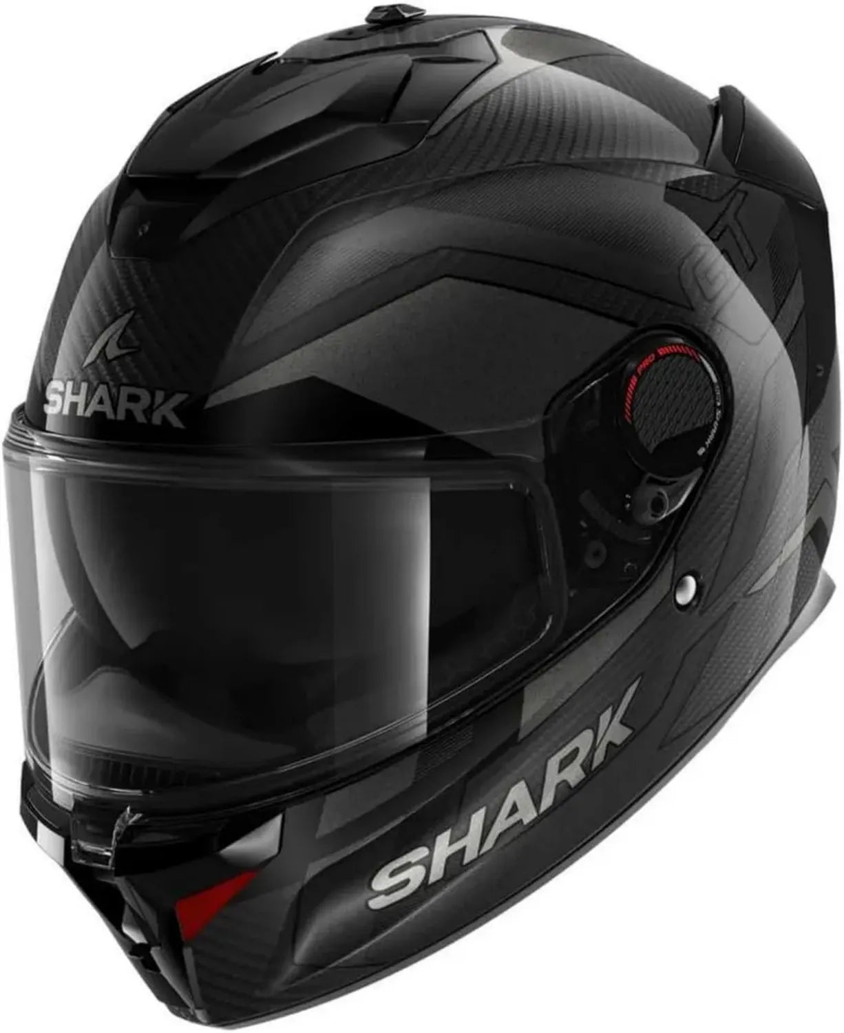 Casque de Moto Intégral Spartan GT Pro Carbon, Couleur Noir et Gris, Taille M