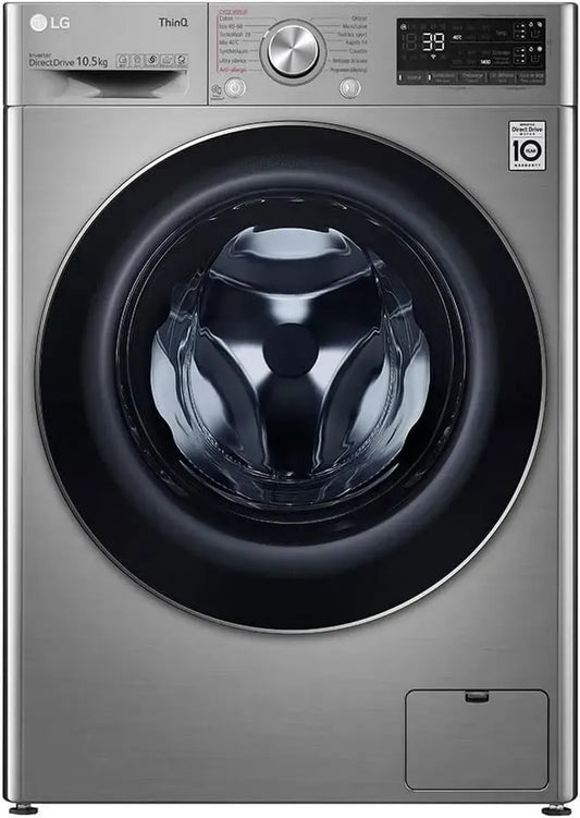 Lave-linge LG F14V72ISTA Inox avec Portillon