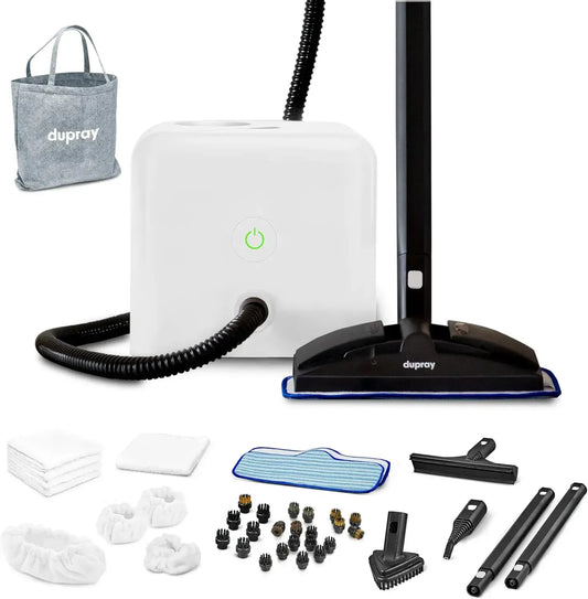 Nettoyeur vapeur Dupray Neat avec 40 accessoires puissants pour sols et voiture