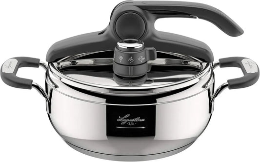 Lagostina Briosa Autocuiseur avec Technologie Lagoeasy'Up, 3,5 L, Acier Inoxydable